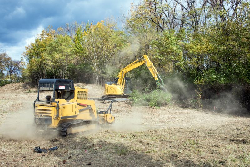 Land Clearing Machinery in Action
